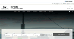 Desktop Screenshot of infinitiofsanantonio.com